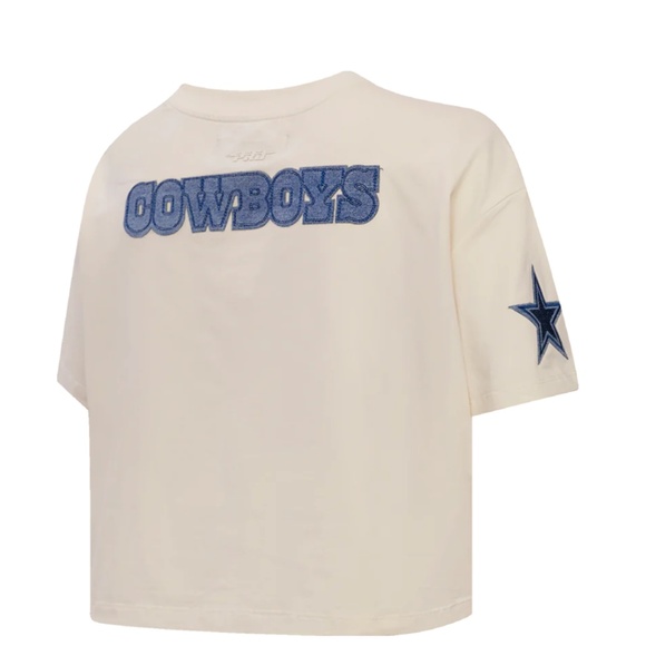 NFL Dallas Cowboys Varsity Blues Woman’s Boxy Tee - Picture 5 of 6